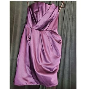 VERA WANG White Collection, purple BRIDESMAID DRESS Style Number VW360017